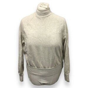 Universal Thread Women’s Mock Turtleneck Sweatshirt, Beige, size XS